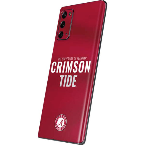 University of Alabama Crimson Pride Galaxy Note20 5G Skin