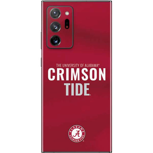 University of Alabama Crimson Pride Galaxy Note20 Ultra 5G Skin