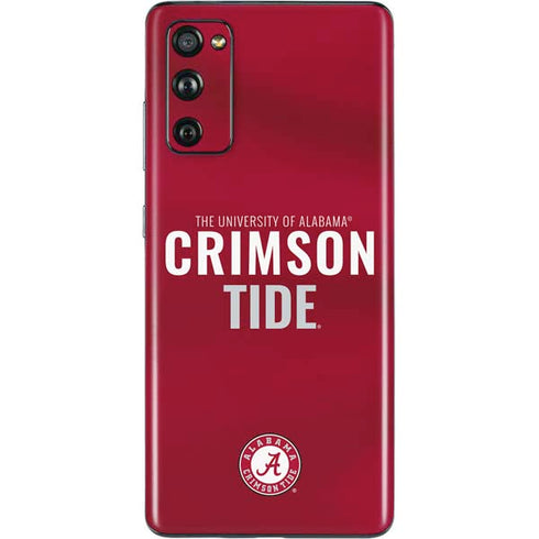 University of Alabama Crimson Pride Galaxy S20 Fan Edition Skin