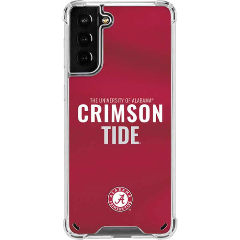 University of Alabama Crimson Pride Galaxy S21 Plus 5G Clear Case
