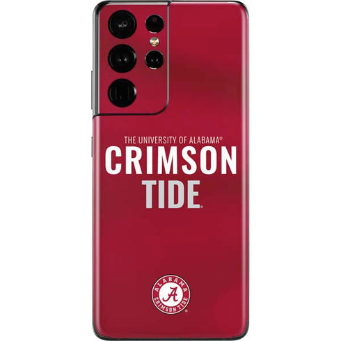 University of Alabama Crimson Pride Galaxy S21 Ultra 5G Skin