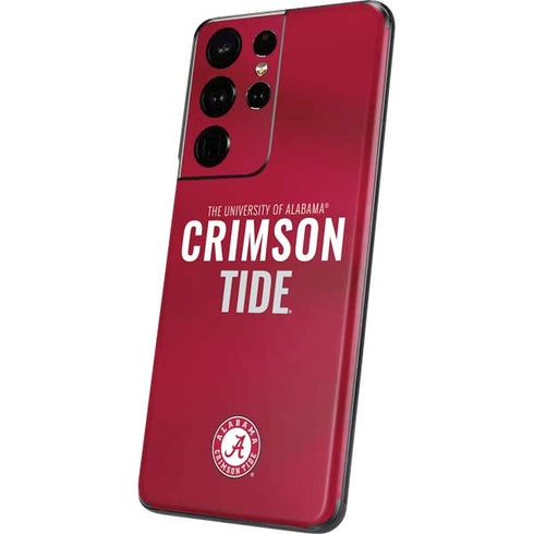 University of Alabama Crimson Pride Galaxy S21 Ultra 5G Skin