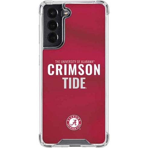University of Alabama Crimson Pride Galaxy S22 Clear Case