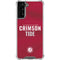 University of Alabama Crimson Pride Galaxy S22 Plus Clear Case