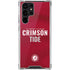 University of Alabama Crimson Pride Galaxy S22 Ultra Clear Case