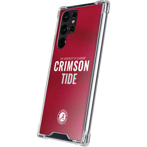 University of Alabama Crimson Pride Galaxy S22 Ultra Clear Case