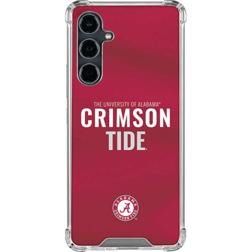 University of Alabama Crimson Pride Galaxy S23 FE Clear Case
