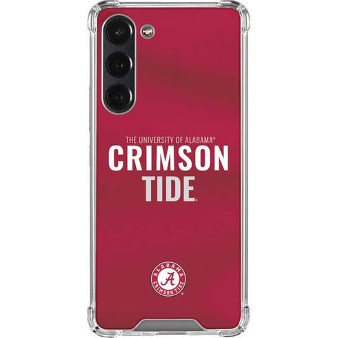 University of Alabama Crimson Pride Galaxy S23 Plus Clear Case
