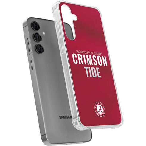 University of Alabama Crimson Pride Galaxy S24 Plus Clear Case