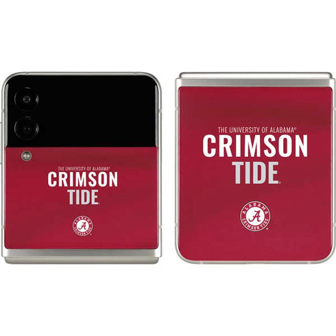 University of Alabama Crimson Pride Galaxy Z Flip3 5G Skin