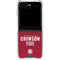 University of Alabama Crimson Pride Galaxy Z Flip5 5G Clear Case