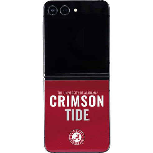 University of Alabama Crimson Pride Galaxy Z Flip5 5G Skin