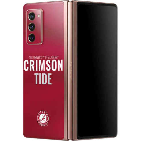 University of Alabama Crimson Pride Galaxy Z Fold2 5G Skin