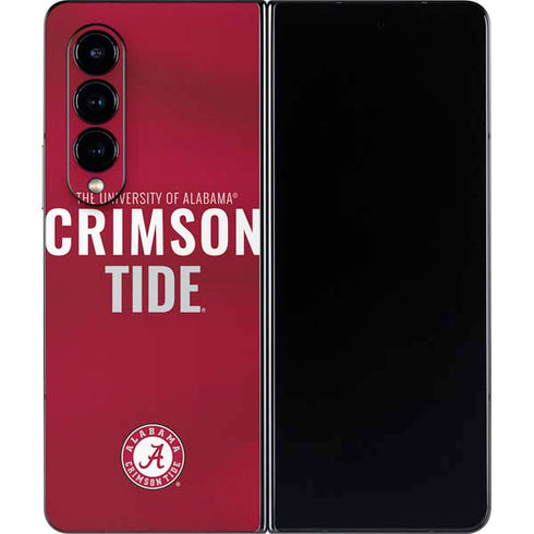 University of Alabama Crimson Pride Galaxy Z Fold4 5G Skin