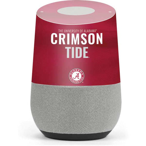 University of Alabama Crimson Pride Google Home Skin