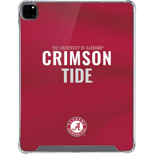 University of Alabama Crimson Pride iPad Pro 12.9in (2020) Clear Case