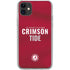 University of Alabama Crimson Pride iPhone 11 Clear Case