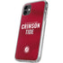University of Alabama Crimson Pride iPhone 11 Clear Case