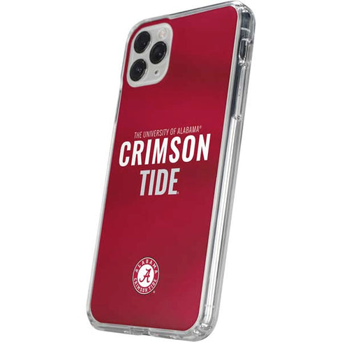University of Alabama Crimson Pride iPhone 11 Pro Clear Case