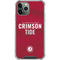 University of Alabama Crimson Pride iPhone 11 Pro Max Clear Case