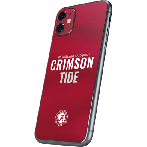 University of Alabama Crimson Pride iPhone 11 Skin