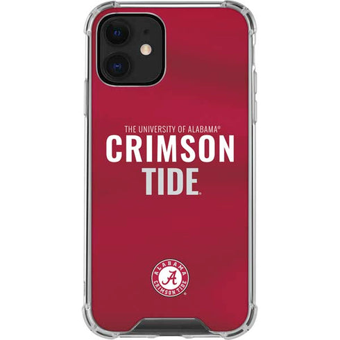 University of Alabama Crimson Pride iPhone 12 Clear Case