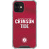 University of Alabama Crimson Pride iPhone 12 Clear Case