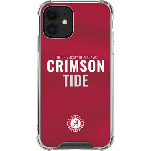 University of Alabama Crimson Pride iPhone 12 Mini Clear Case