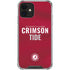 University of Alabama Crimson Pride iPhone 12 Mini Clear Case