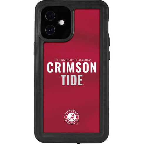 University of Alabama Crimson Pride iPhone 12 Mini Waterproof Case