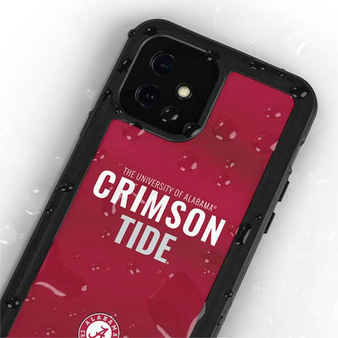 University of Alabama Crimson Pride iPhone 12 Mini Waterproof Case