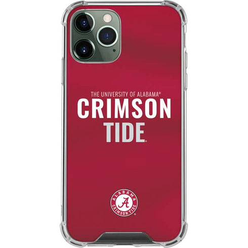 University of Alabama Crimson Pride iPhone 12 Pro Clear Case