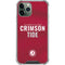 University of Alabama Crimson Pride iPhone 12 Pro Clear Case
