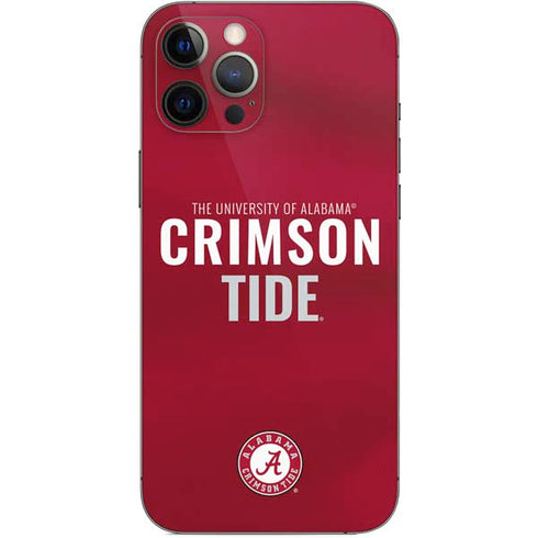 University of Alabama Crimson Pride iPhone 12 Pro Max Skin