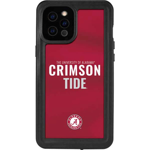 University of Alabama Crimson Pride iPhone 12 Pro Max Waterproof Case