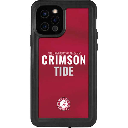 University of Alabama Crimson Pride iPhone 12 Pro Waterproof Case