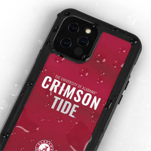 University of Alabama Crimson Pride iPhone 12 Pro Waterproof Case