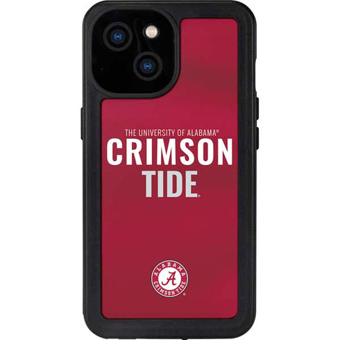 University of Alabama Crimson Pride iPhone 13 Mini Waterproof Case