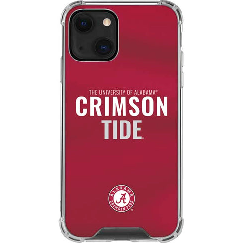 University of Alabama Crimson Pride iPhone 14 Plus Clear Case