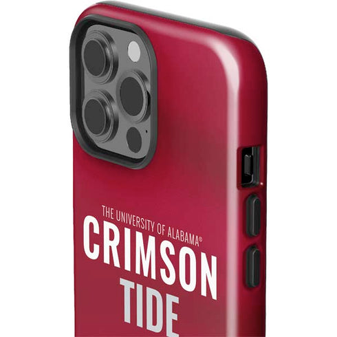 University of Alabama Crimson Pride iPhone 15 Pro Max Impact Case