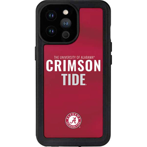 University of Alabama Crimson Pride iPhone 14 Pro Max Waterproof Case
