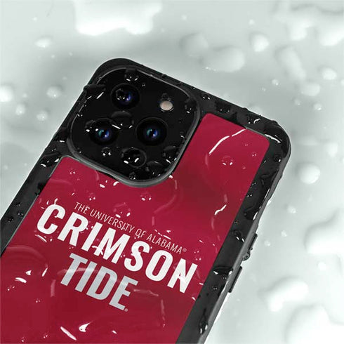 University of Alabama Crimson Pride iPhone 14 Pro Max Waterproof Case