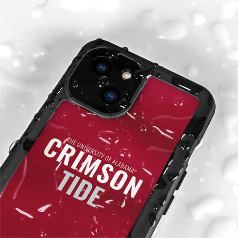 University of Alabama Crimson Pride iPhone 15 Waterproof Case