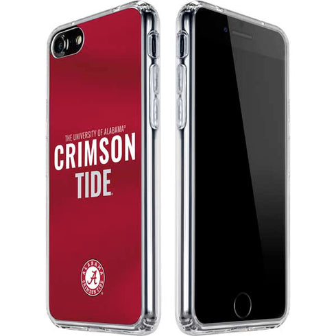 University of Alabama Crimson Pride iPhone SE (2nd & 3rd Gen) Clear Case