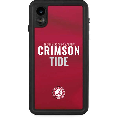 University of Alabama Crimson Pride iPhone XR Waterproof Case