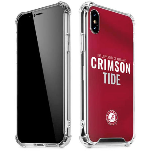 University of Alabama Crimson Pride iPhone XS Max Clear Case
