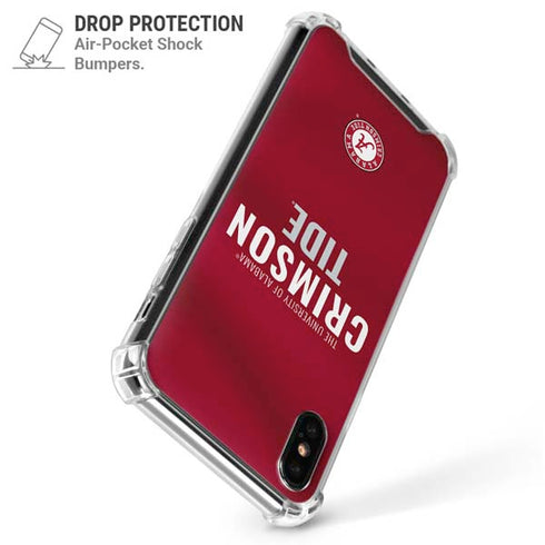 University of Alabama Crimson Pride iPhone XS Max Clear Case