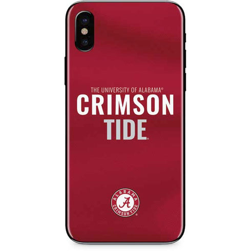 University of Alabama Crimson Pride iPhone XS Skin