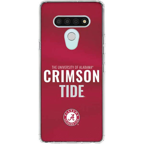 University of Alabama Crimson Pride LG Stylo 6 Clear Case