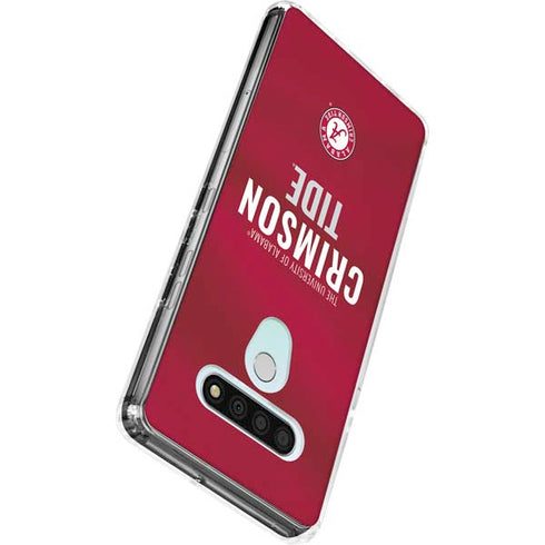 University of Alabama Crimson Pride LG Stylo 6 Clear Case